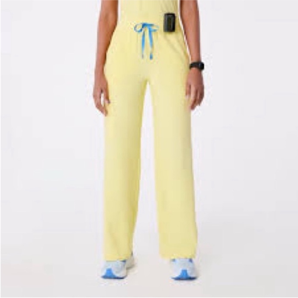 ISO FIGS ISABEL PANTS IN SUNSHINE YELLOW OR BUTTER YELLOW PLEASE
